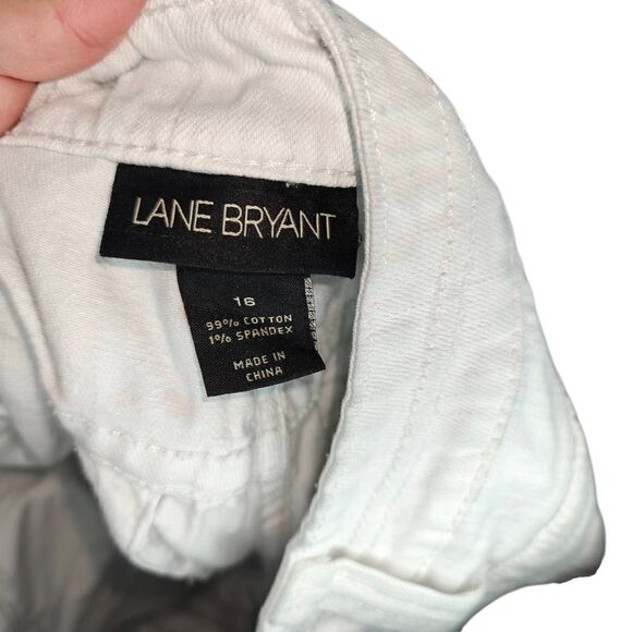Lane Bryant White Denim Shorts - Picture 5 of 6